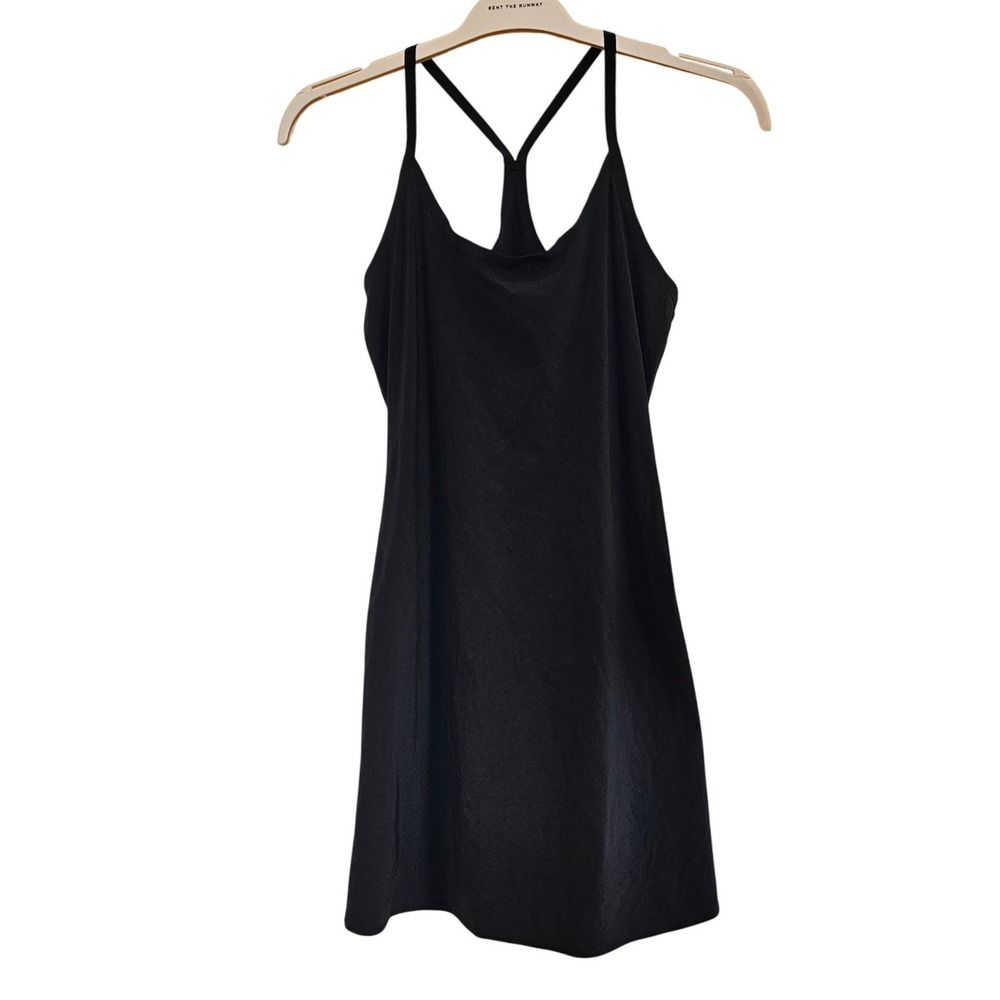 Outdoor‎ Voices Exercise Dress Black Racerback Built-in Shorts Small RN147908